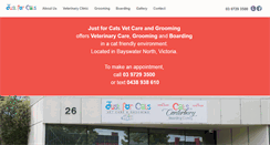 Desktop Screenshot of justforcats.com.au
